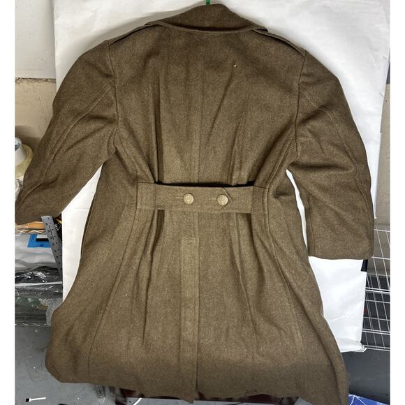Original USA Army Wool Overcoat Military Worn during Korean War!!! Size 38S - Picture 10 of 12